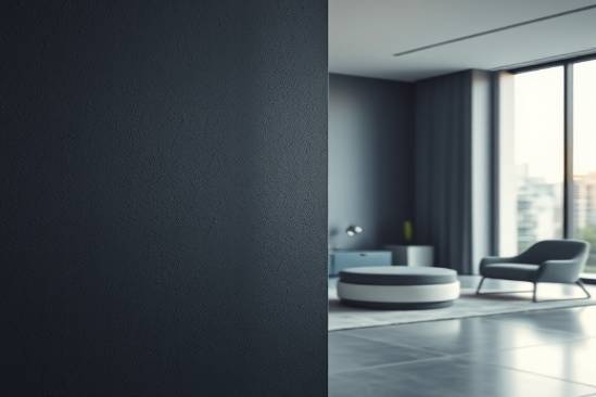 textured polymer surface, matte appearance, expanding, photorealistic, minimalist room with sleek furniture, highly detailed, dust particles caught in light, fine structures visible, soft gray and deep navy, ambient evening lighting, shot with a 50mm lens.