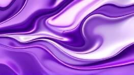 illustrious polymer texture, elegant curves, cascading, photorealistic, luxury studio with abstract décor, highly detailed, surreal blending motion, surface gloss vivid, royal purple and pearl white, soft spotlight on center, shot with an 85mm prime lens.